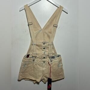 No! Jeans Denim Shortalls S NWT